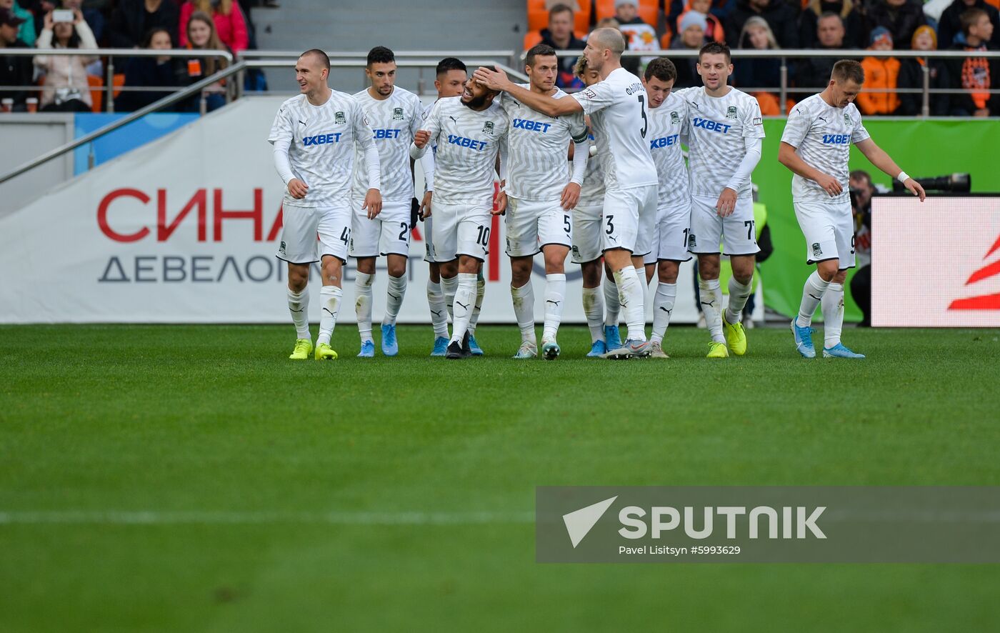 Russia Soccer Premier-League Ural - Krasnodar