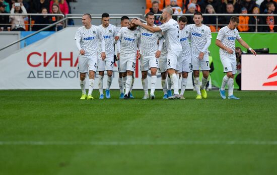 Russia Soccer Premier-League Ural - Krasnodar