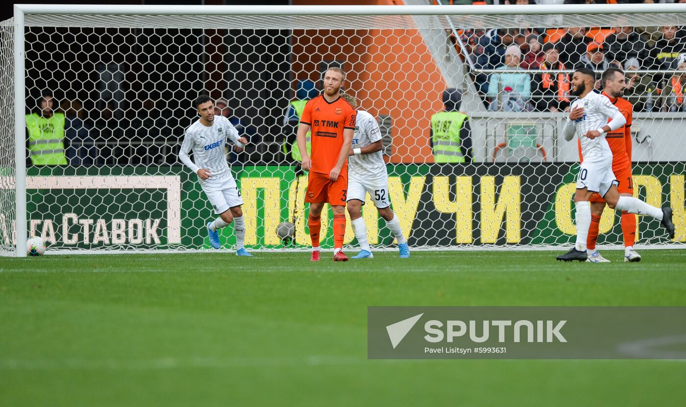 Russia Soccer Premier-League Ural - Krasnodar