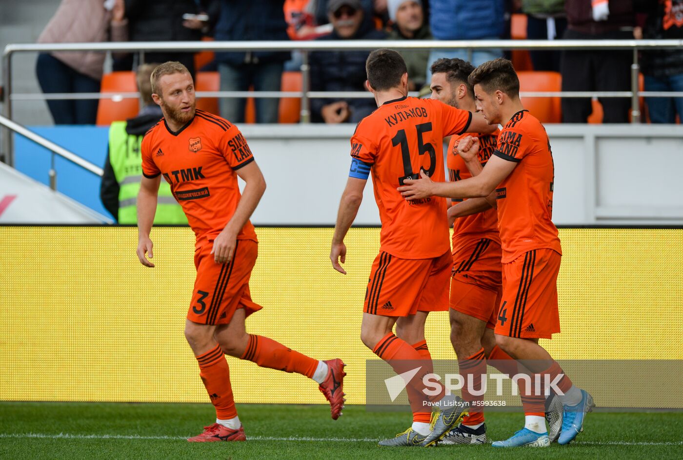 Russia Soccer Premier-League Ural - Krasnodar