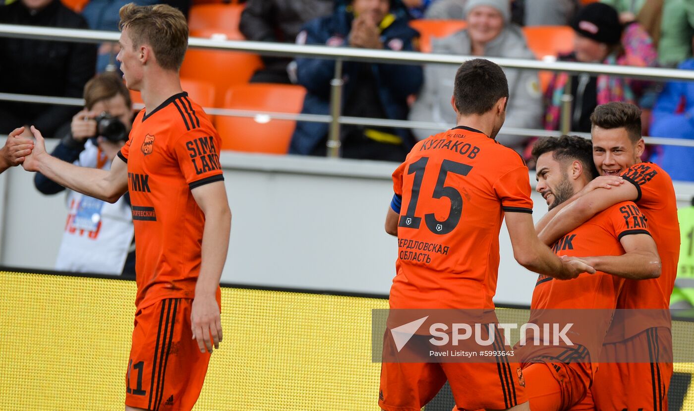 Russia Soccer Premier-League Ural - Krasnodar