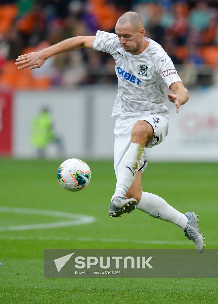 Russia Soccer Premier-League Ural - Krasnodar