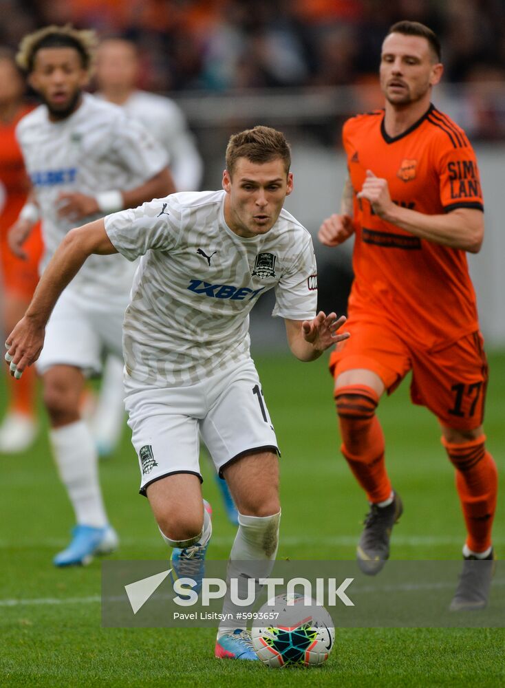 Russia Soccer Premier-League Ural - Krasnodar