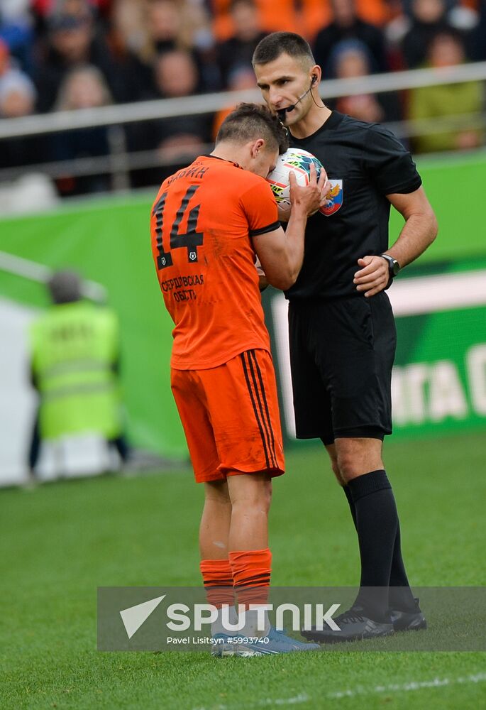 Russia Soccer Premier-League Ural - Krasnodar