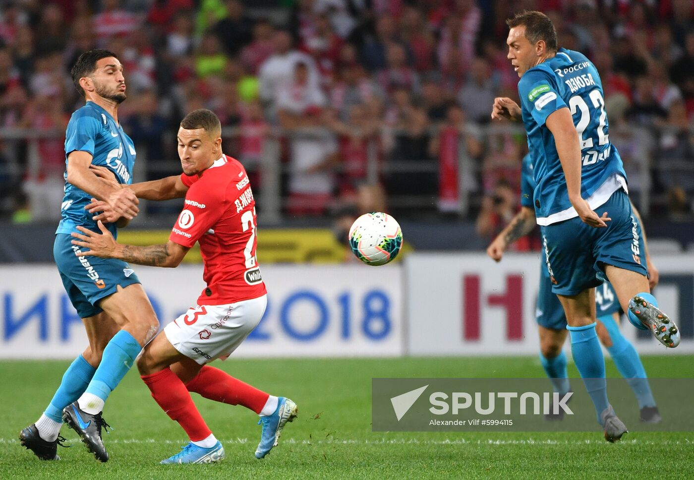 Russia Soccer Premier-League Spartak - Zenit