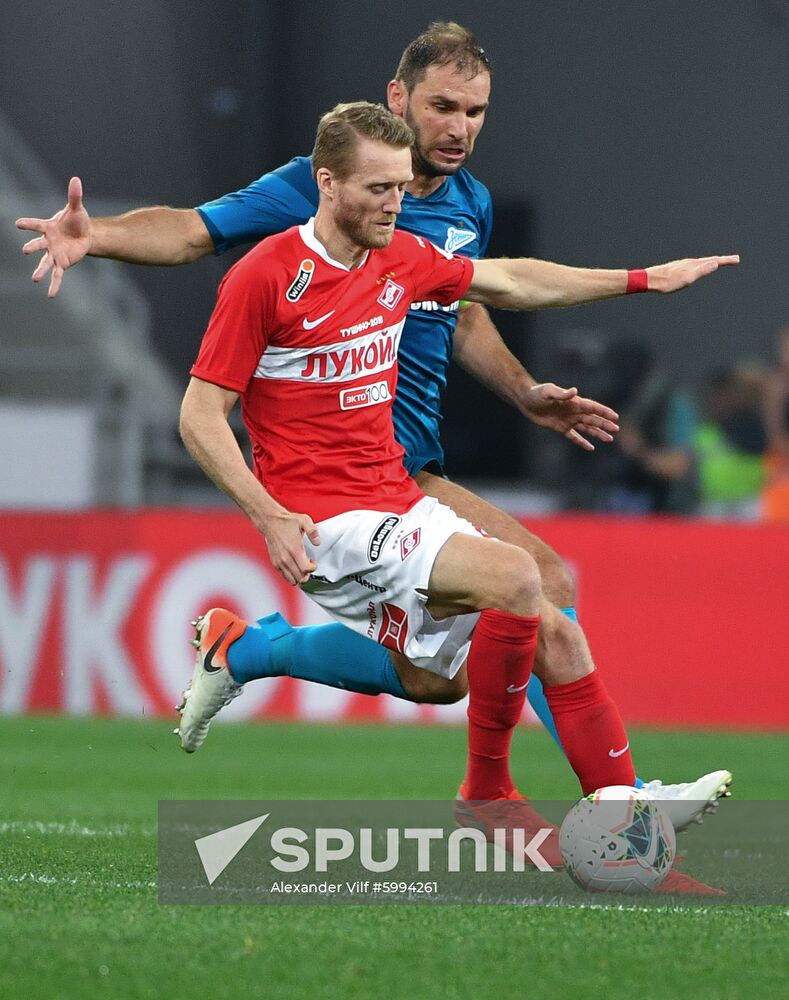 Russia Soccer Premier-League Spartak - Zenit