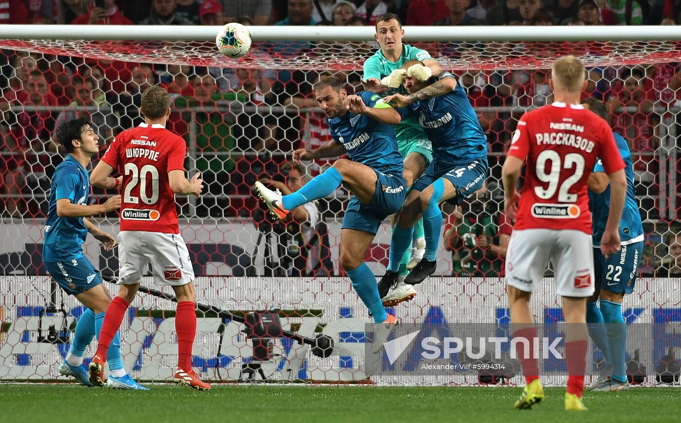 Russia Soccer Premier-League Spartak - Zenit