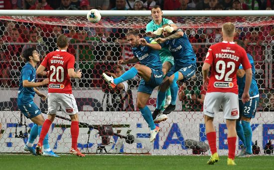 Russia Soccer Premier-League Spartak - Zenit