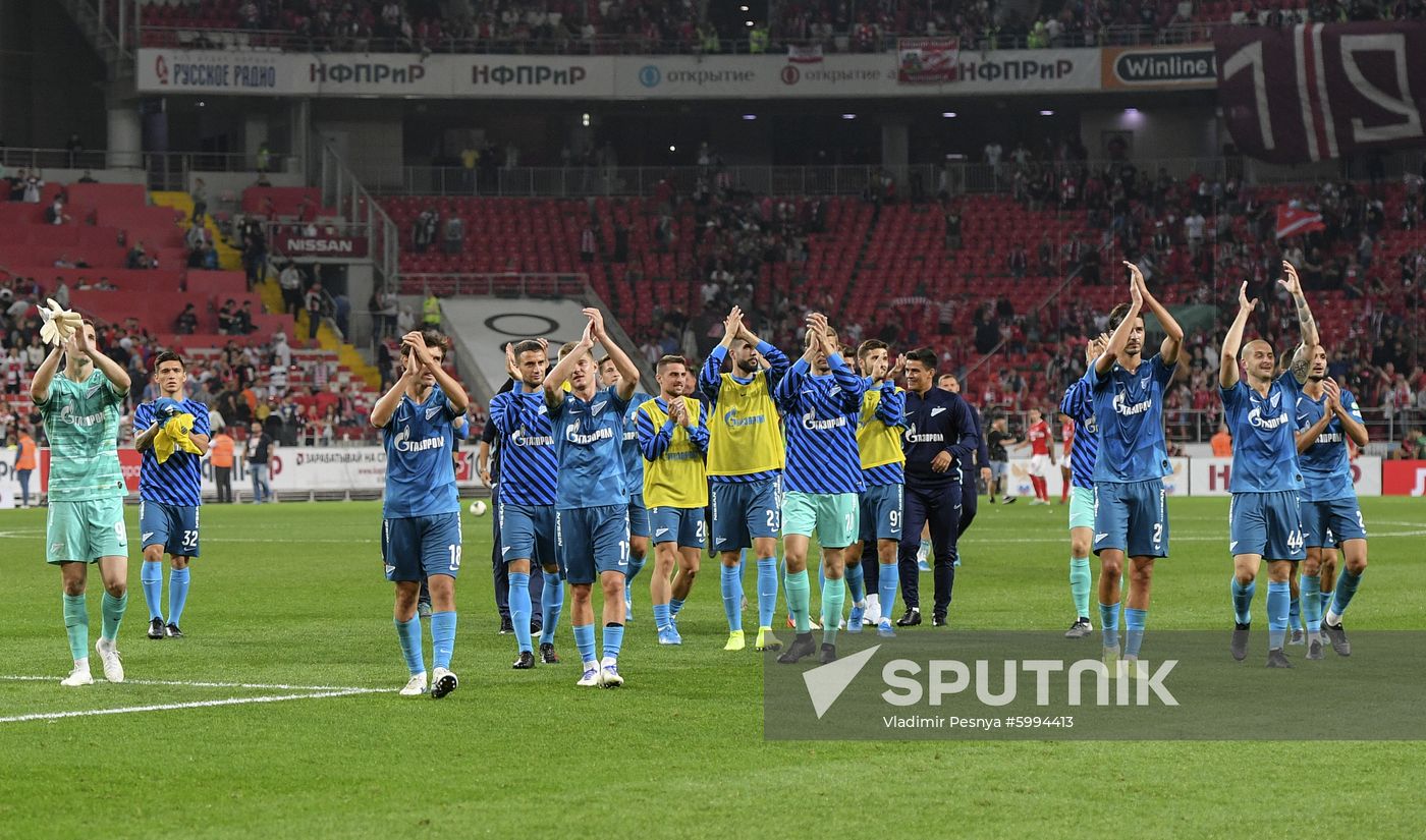 Russia Soccer Premier-League Spartak - Zenit