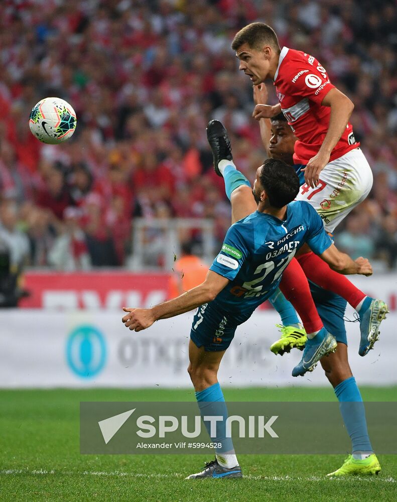 Russia Soccer Premier-League Spartak - Zenit