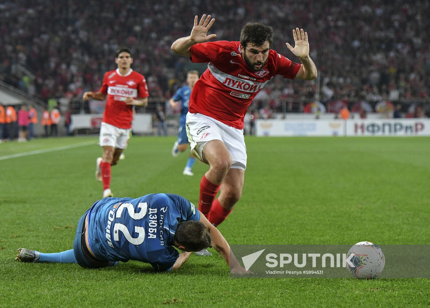 Russia Soccer Premier-League Spartak - Zenit