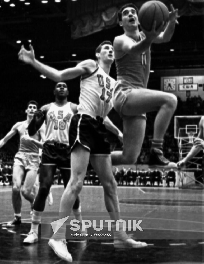USSR-USA basketball finals in Tokyo