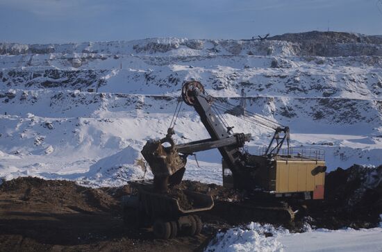 Open-pit mine of Kiya-Shaltrysky nepheline deposit