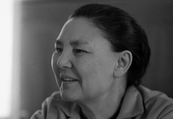 Chairman of Presidium of Supreme Soviet of the USSR Alexandra Ovchinnikova