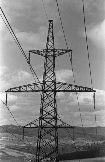 USSR-Hungary high-voltage power transmission line
