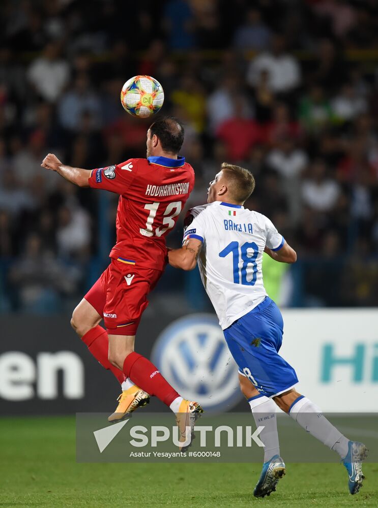 Armenia Soccer Euro 2020 Qualifier Armenia - Italy