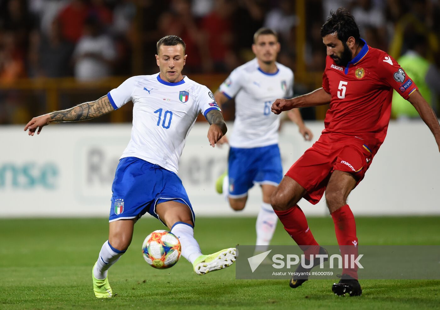 Armenia Soccer Euro 2020 Qualifier Armenia - Italy