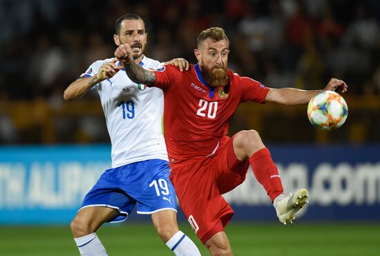 Armenia Soccer Euro 2020 Qualifier Armenia - Italy