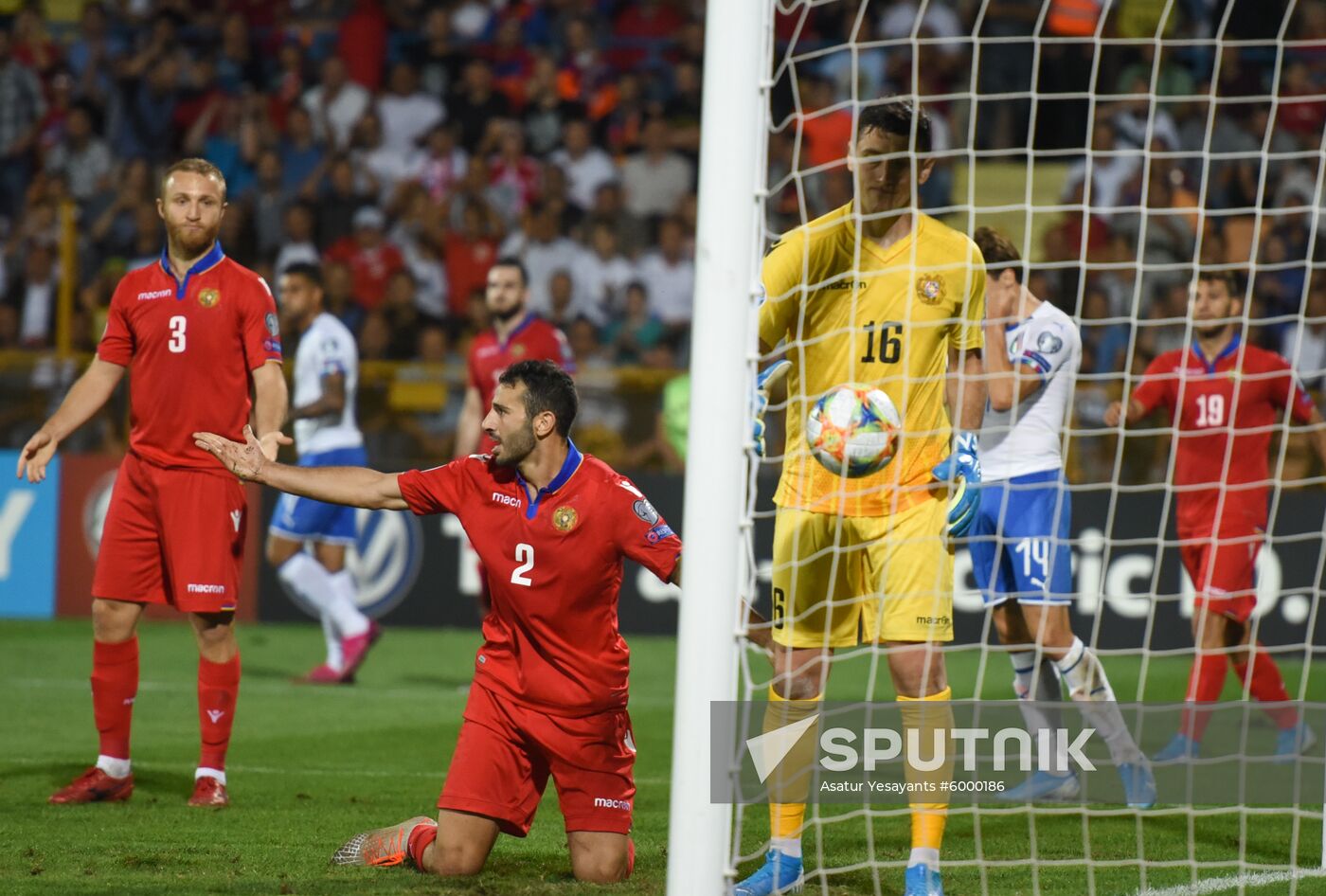 Armenia Soccer Euro 2020 Qualifier Armenia - Italy