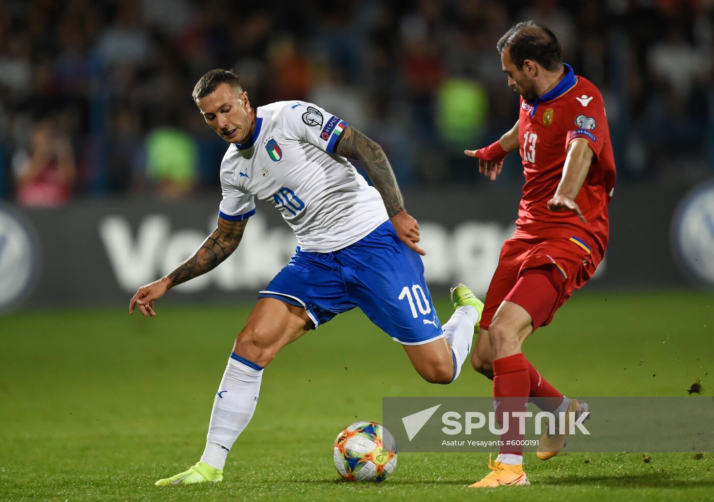 Armenia Soccer Euro 2020 Qualifier Armenia - Italy