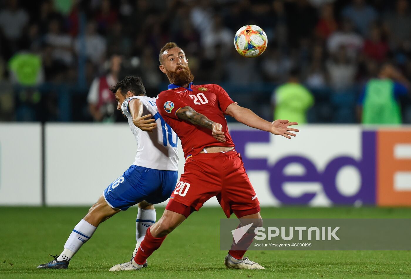 Armenia Soccer Euro 2020 Qualifier Armenia - Italy