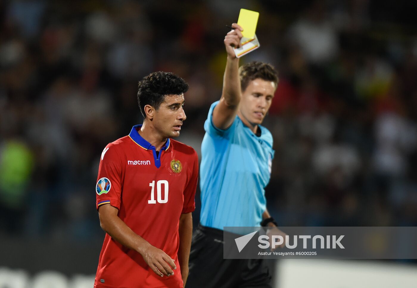 Armenia Soccer Euro 2020 Qualifier Armenia - Italy