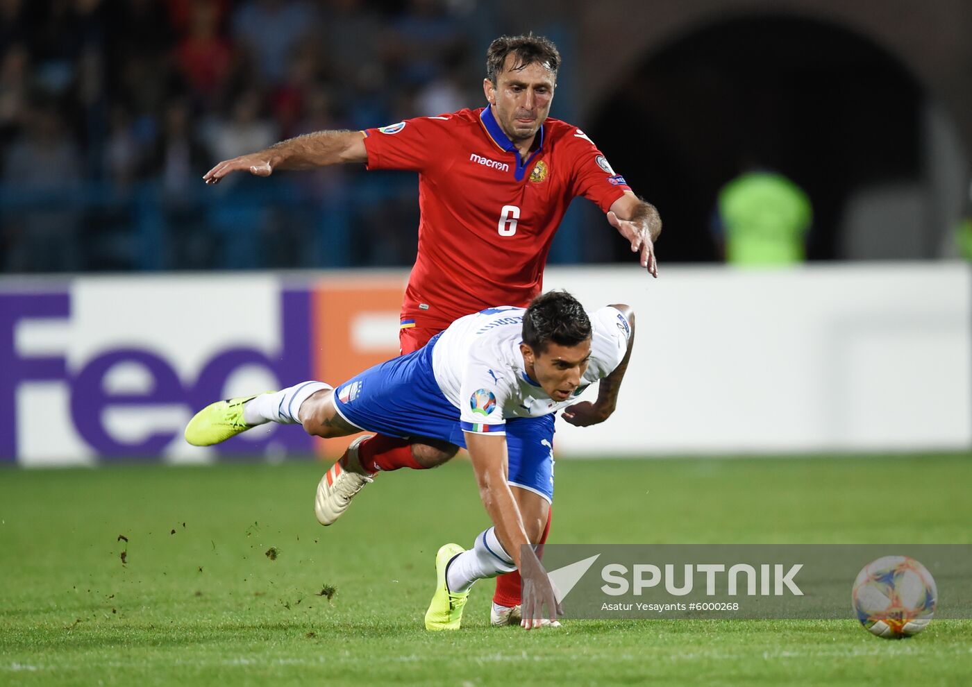 Armenia Soccer Euro 2020 Qualifier Armenia - Italy