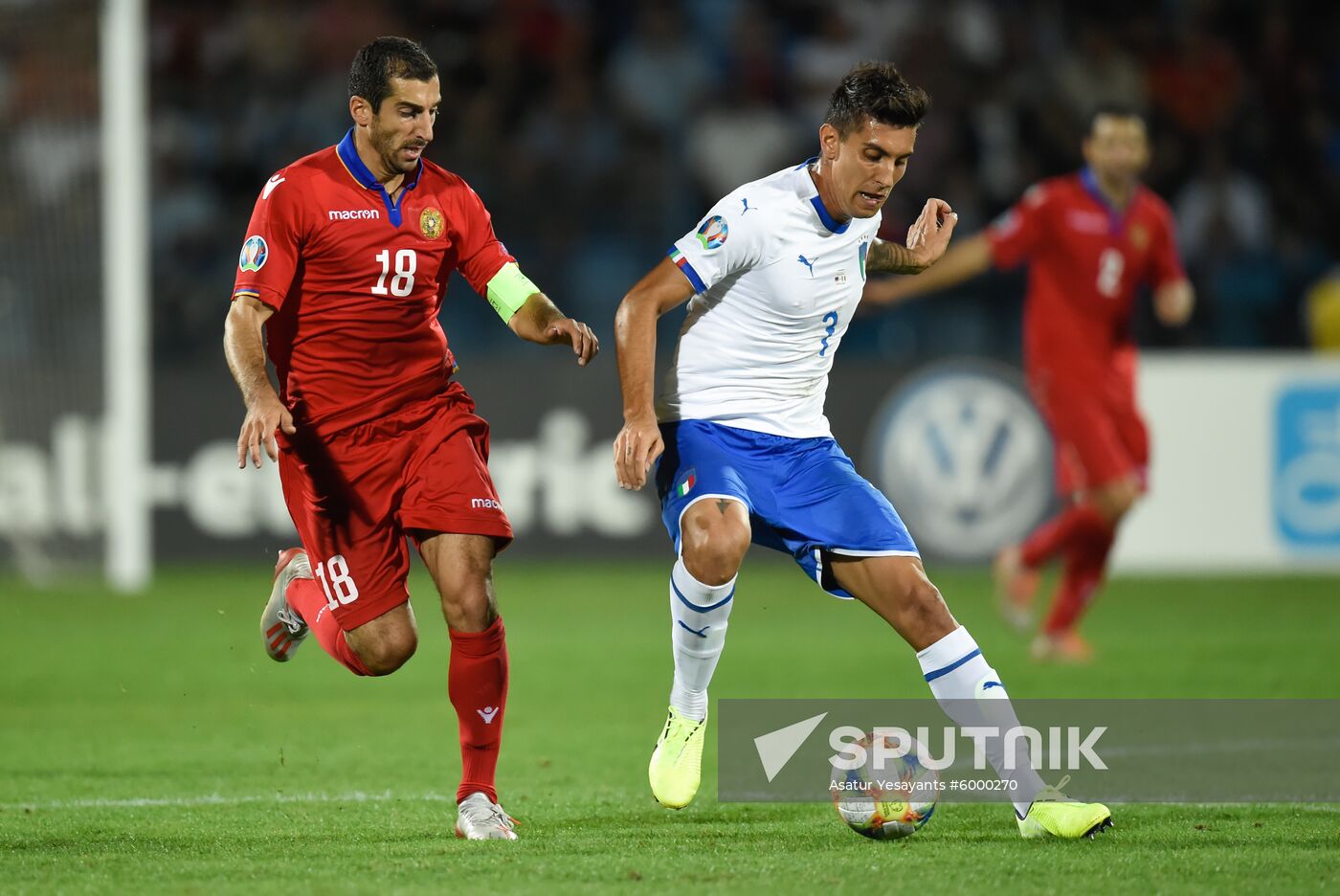 Armenia Soccer Euro 2020 Qualifier Armenia - Italy