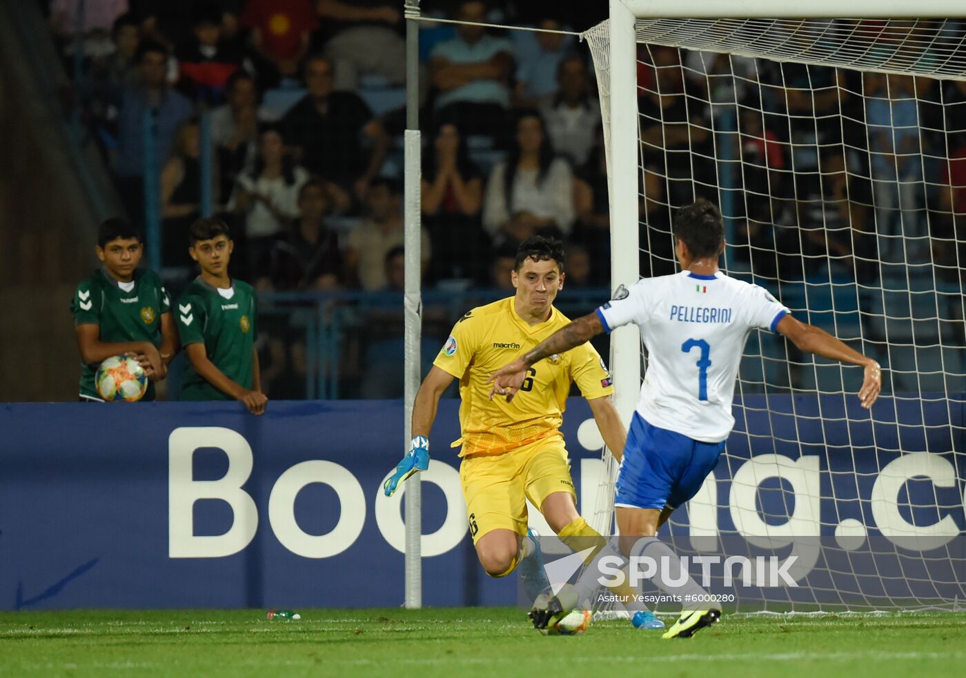 Armenia Soccer Euro 2020 Qualifier Armenia - Italy