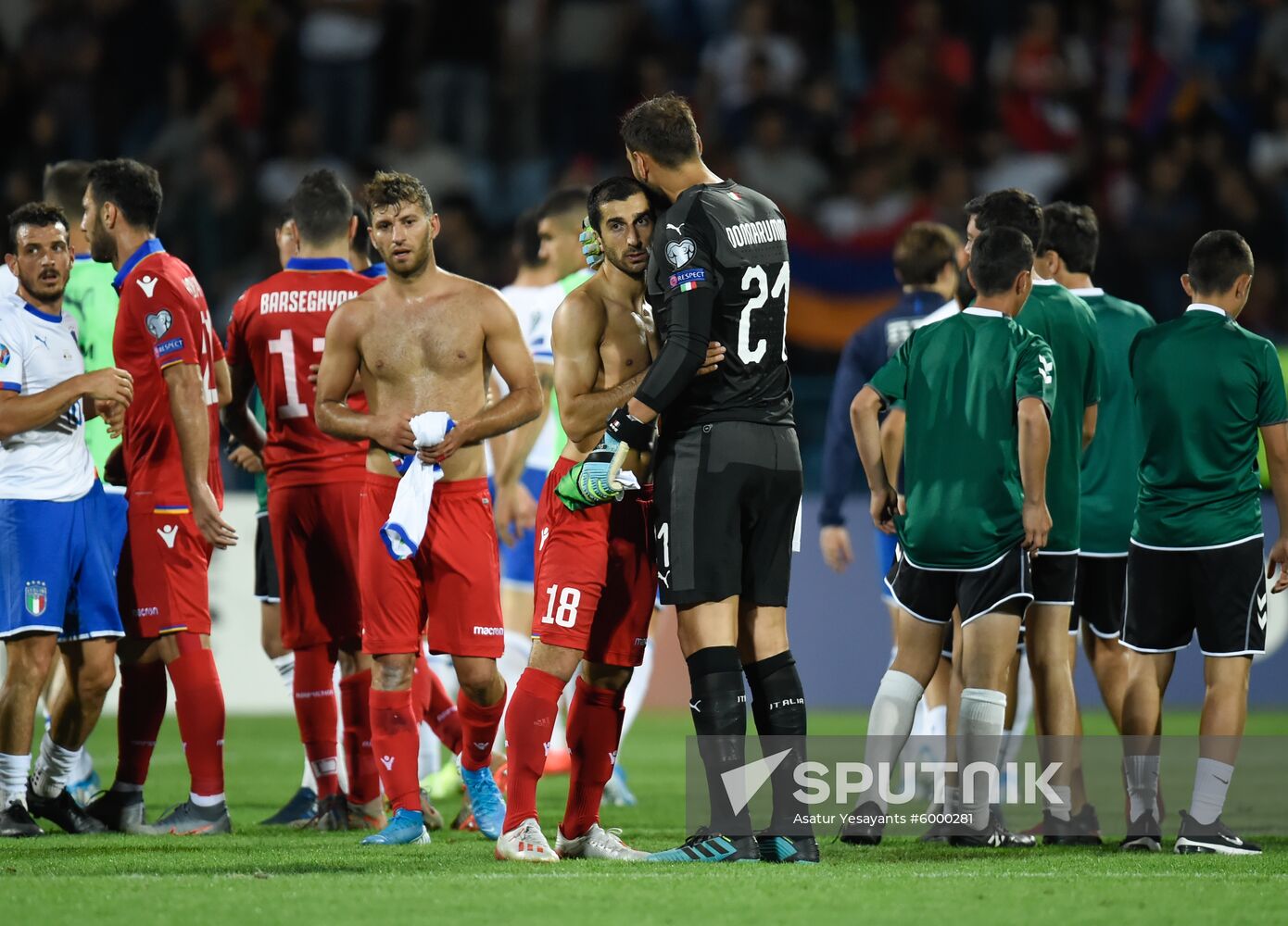 Armenia Soccer Euro 2020 Qualifier Armenia - Italy