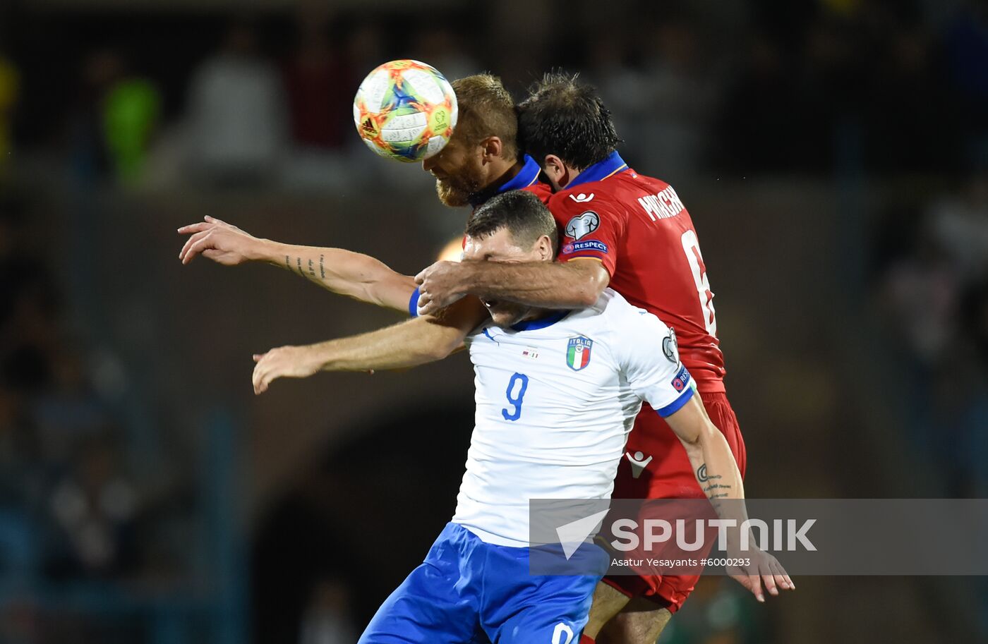 Armenia Soccer Euro 2020 Qualifier Armenia - Italy