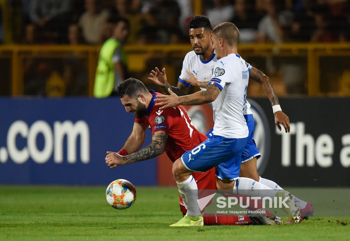 Armenia Soccer Euro 2020 Qualifier Armenia - Italy