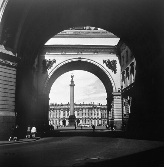 Palace Square in Leningrad