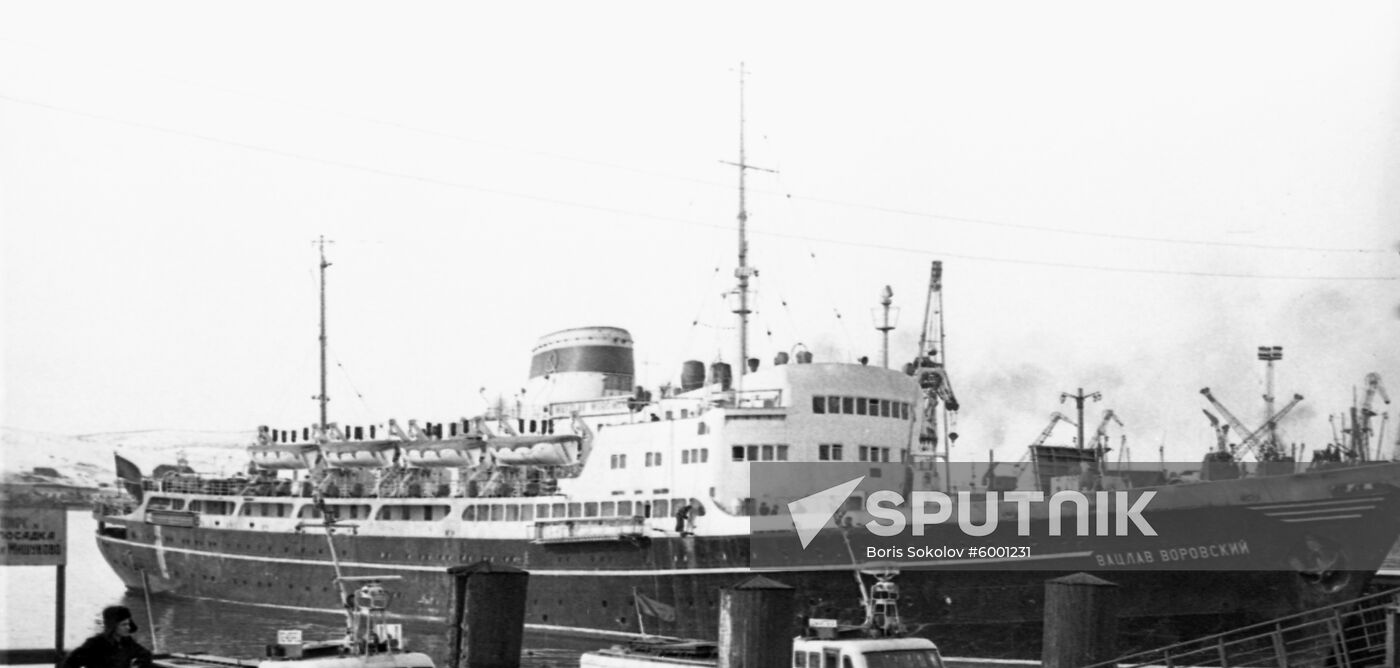Soviet motor ship Vaclav Vorovsky