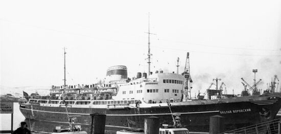 Soviet motor ship Vaclav Vorovsky