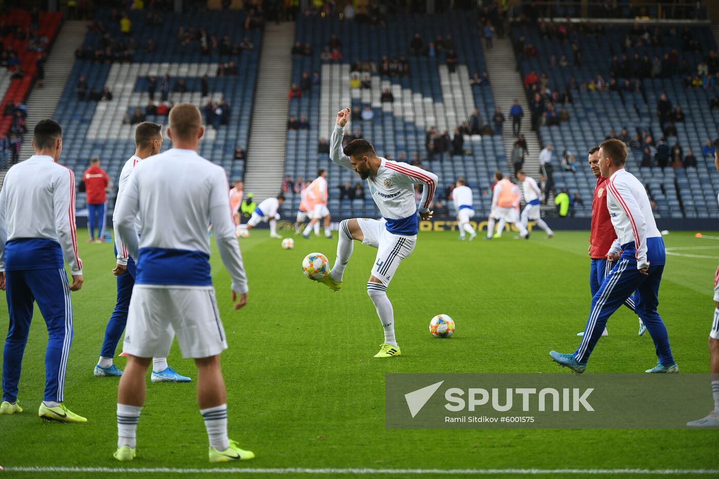 Britain Soccer Euro 2020 Qualifier Scotland - Russia