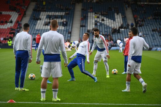 Britain Soccer Euro 2020 Qualifier Scotland - Russia