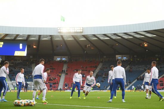 Britain Soccer Euro 2020 Qualifier Scotland - Russia
