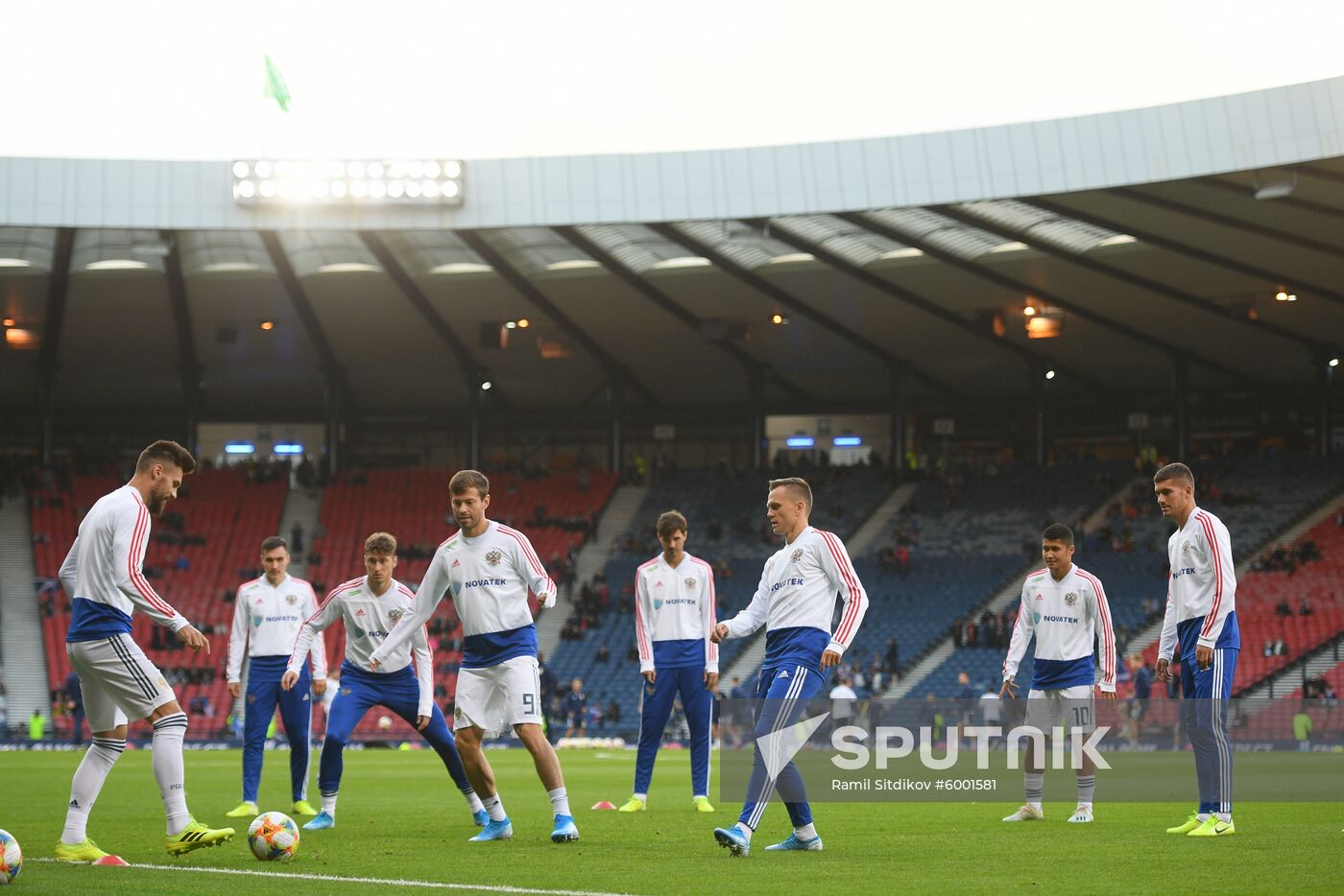 Britain Soccer Euro 2020 Qualifier Scotland - Russia