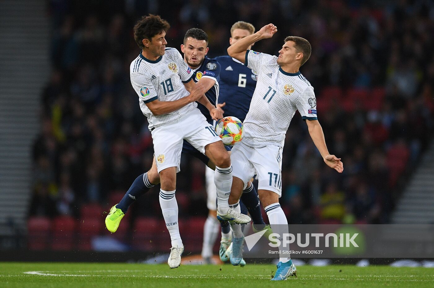 Britain Soccer Euro 2020 Qualifier Scotland - Russia