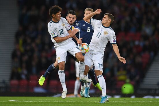 Britain Soccer Euro 2020 Qualifier Scotland - Russia