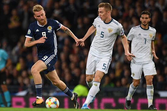 Britain Soccer Euro 2020 Qualifier Scotland - Russia