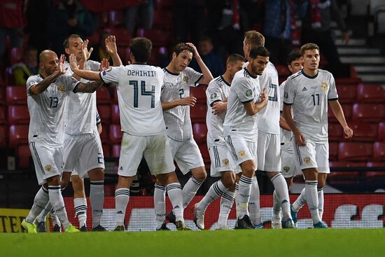 Britain Soccer Euro 2020 Qualifier Scotland - Russia