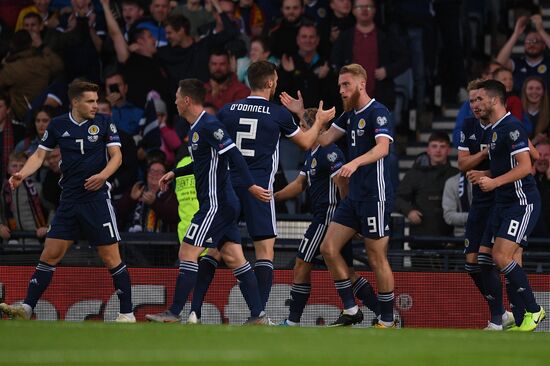 Britain Soccer Euro 2020 Qualifier Scotland - Russia