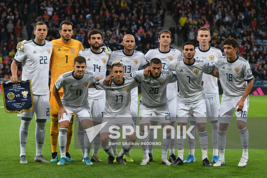 Britain Soccer Euro 2020 Qualifier Scotland - Russia