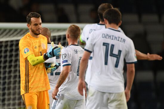 Britain Soccer Euro 2020 Qualifier Scotland - Russia