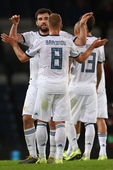 Britain Soccer Euro 2020 Qualifier Scotland - Russia