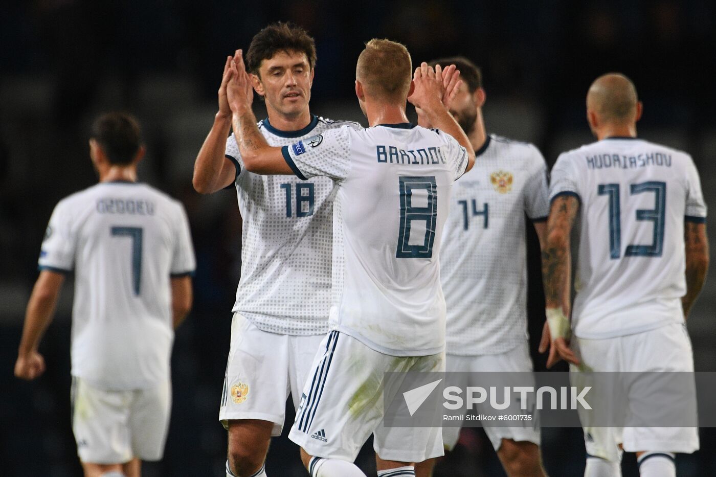 Britain Soccer Euro 2020 Qualifier Scotland - Russia