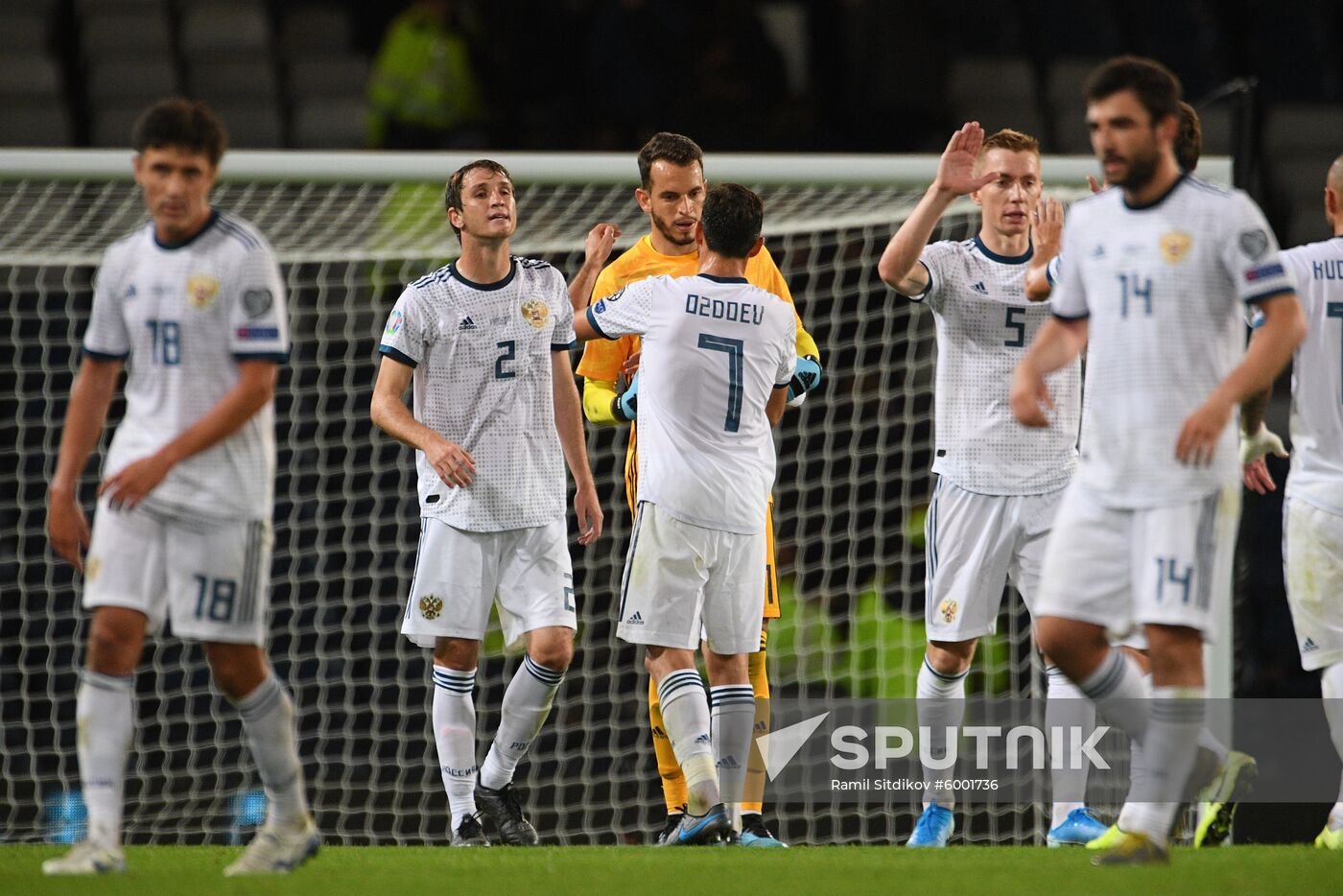 Britain Soccer Euro 2020 Qualifier Scotland - Russia
