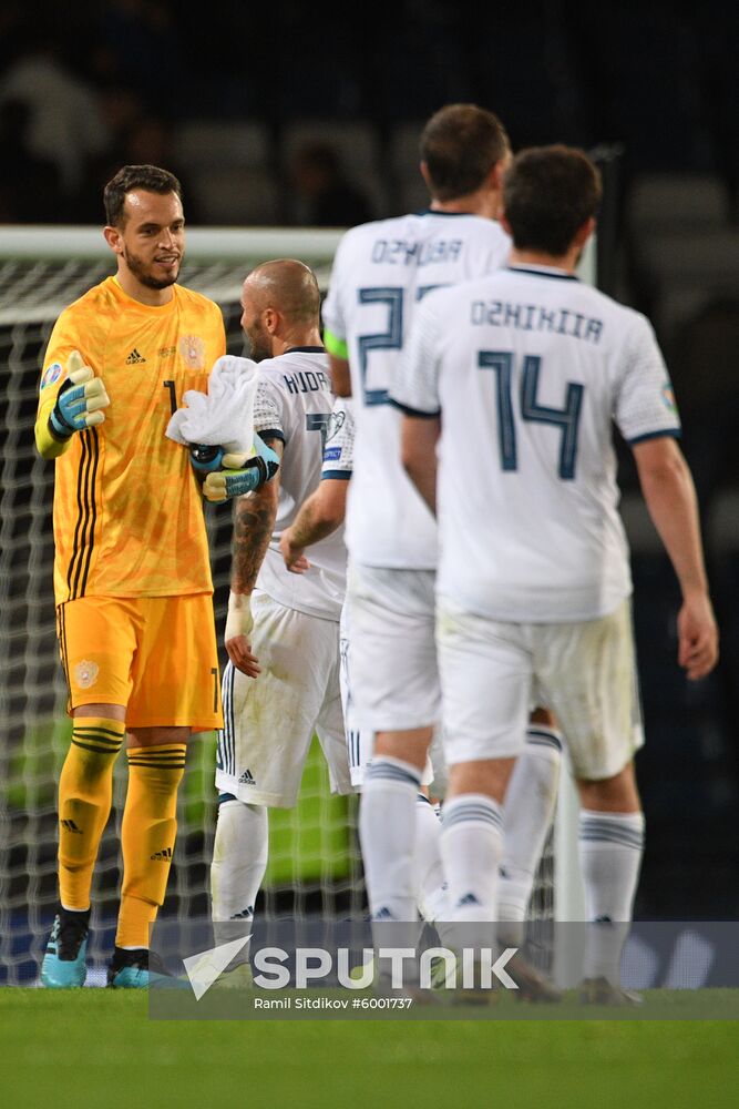 Britain Soccer Euro 2020 Qualifier Scotland - Russia